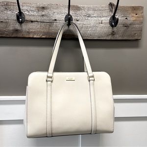Large Cream Kate Spade Shoulder Bag